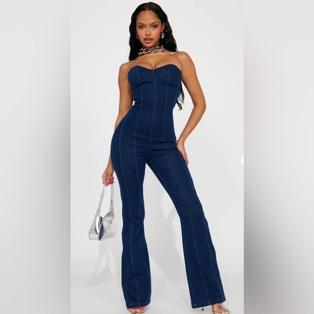 Stylish Blue Denim Jumpsuit
